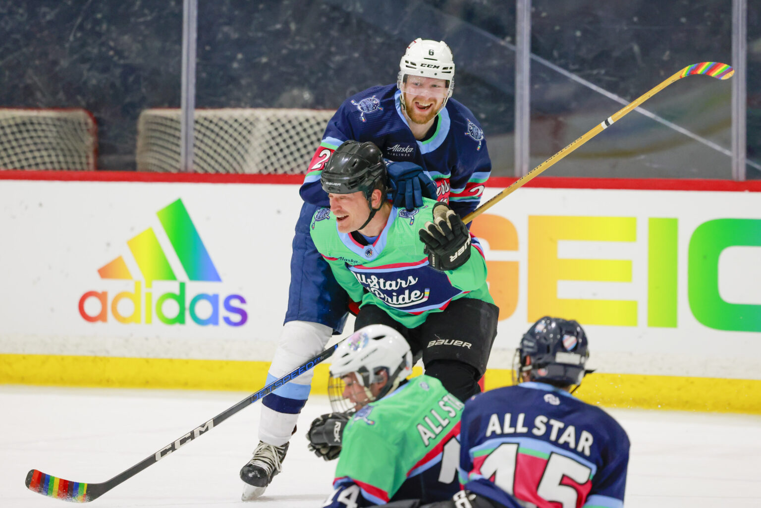 Seattle Pride Classic
All Stars of Pride Tournament
Kraken Community Iceplex
6/7/2024 - 6/9/2024
Seattle, WA
Photograph by Liz Wolter