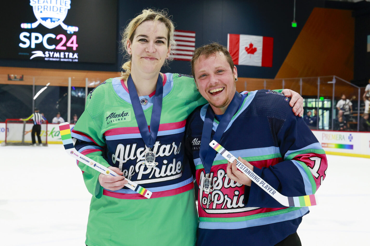 Seattle Pride Classic
All Stars of Pride Tournament
Kraken Community Iceplex
6/7/2024 - 6/9/2024
Seattle, WA
Photograph by Liz Wolter